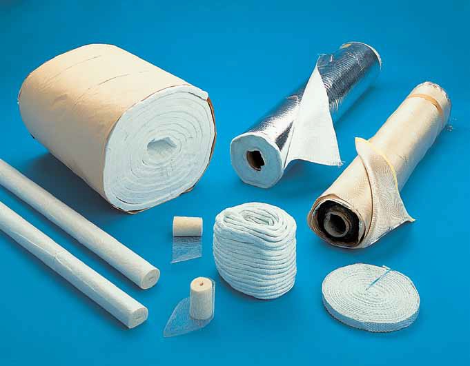 Isolanti speciali in fibra tessile agugliata e ceramica